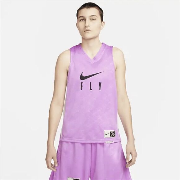 Nike Fly Star Retro Basketball Jersey 90s Standard Issue Lilac Purple Medium M - Picture 7 of 12